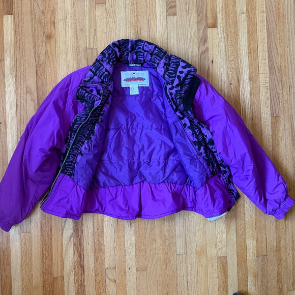 Must Have Vintage 80s/90s Obermeyer Retro ski jacket in bold purple 💜 - Picture 5 of 15